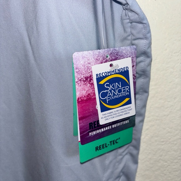 Reel Legends Tank Women Small Xenon Blue With Scrunched Tie Sides - Picture 2 of 6